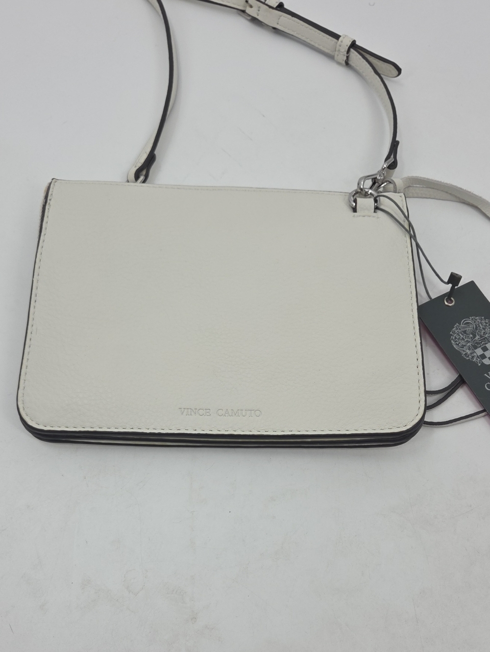 Vince Camuto Off White Small Leather Crossbody Bag NWT